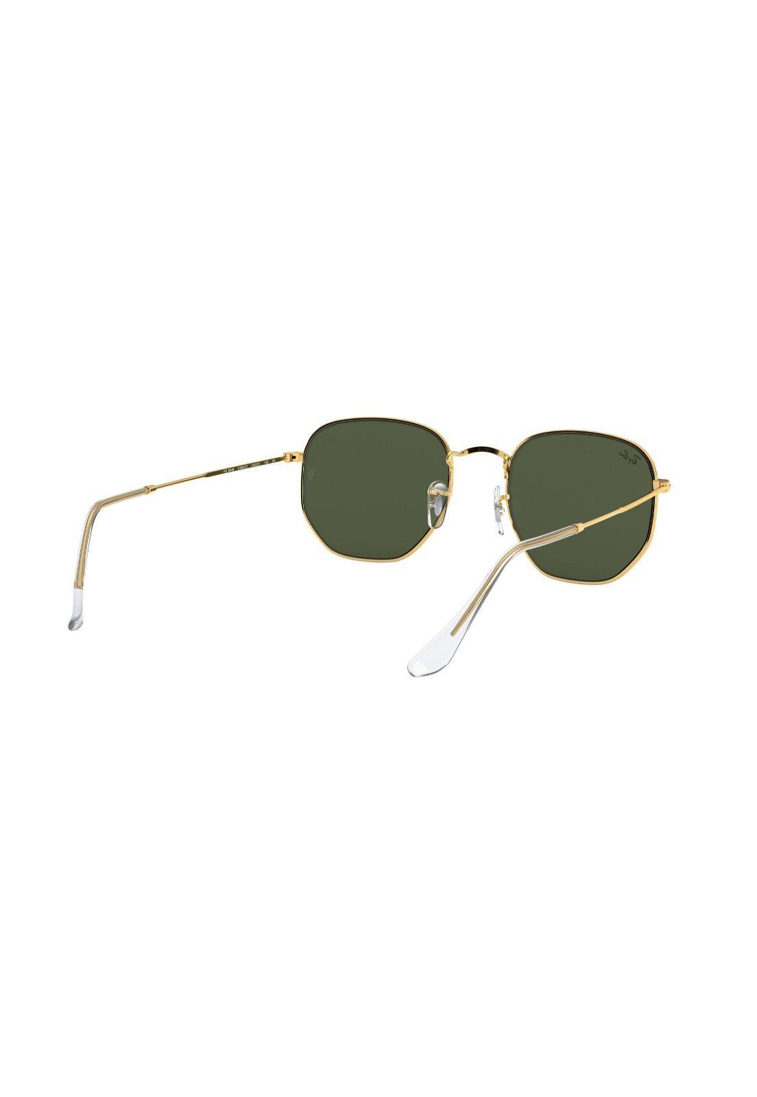 Lentes de Sol Hexagonal Gold Ray-Ban RB354891963154-7