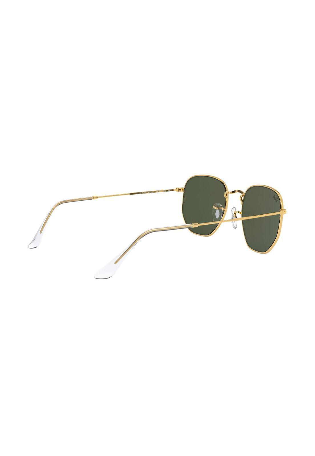 Lentes de Sol Hexagonal Gold Ray-Ban RB354891963154-8