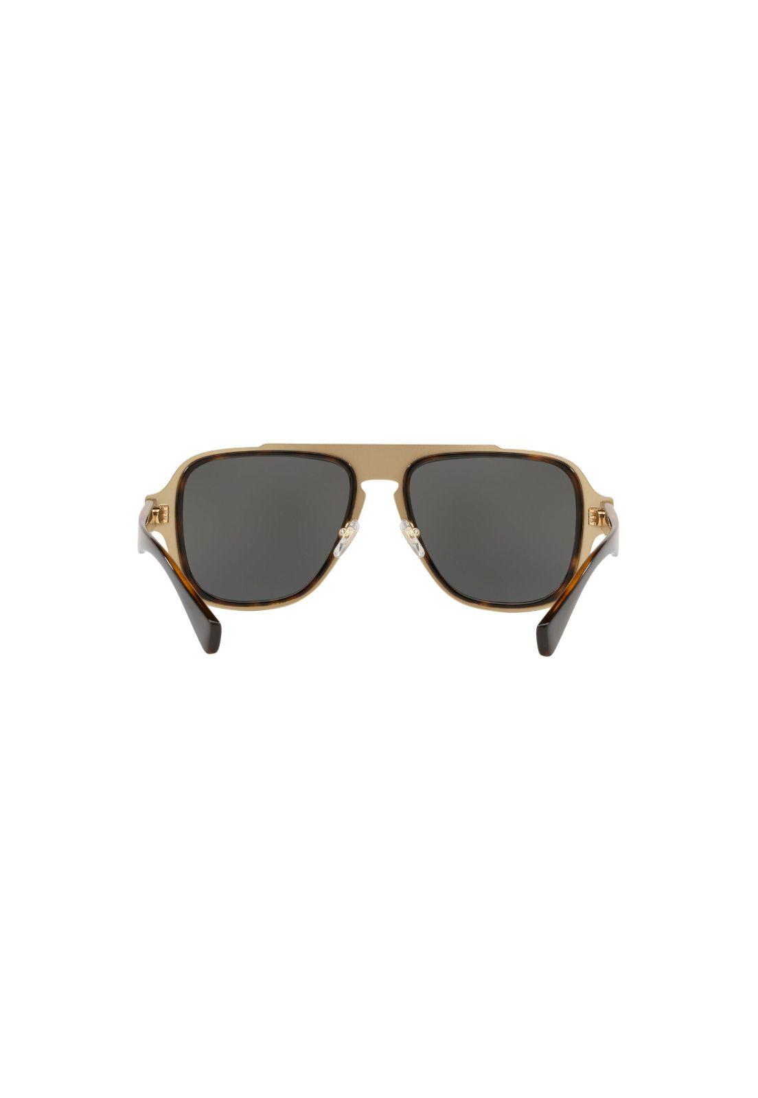Lentes de Sol Gris Espejado Versace VE219912524T-3