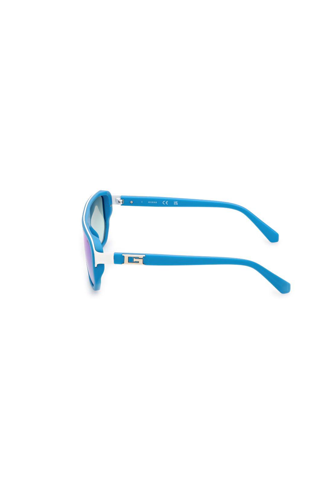 Lentes de Sol Azul Mate Espejados Guess GU0012491X-2