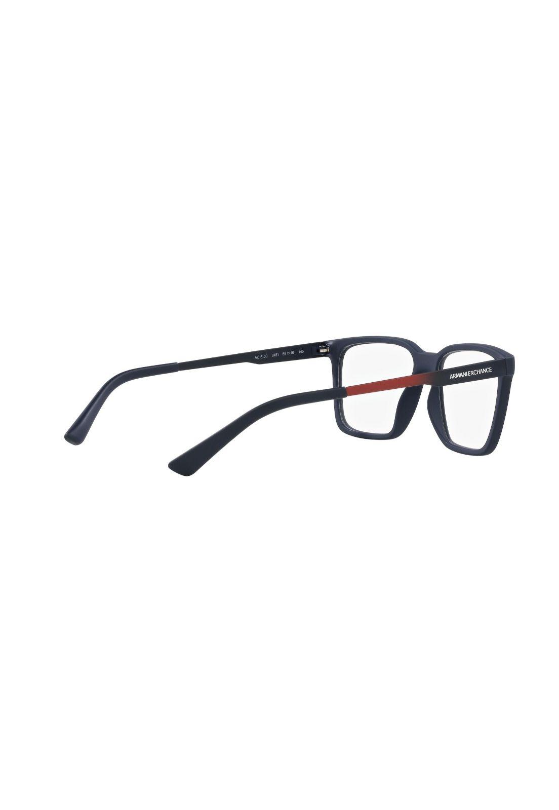 Lentes Ópticos Matte Blue Armani Exchange AX31038181-8