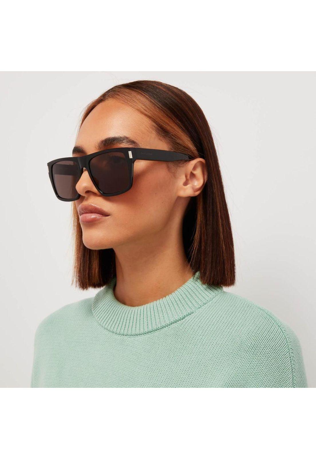 Lentes de Sol Shiny Black Saint Laurent SL424001-3