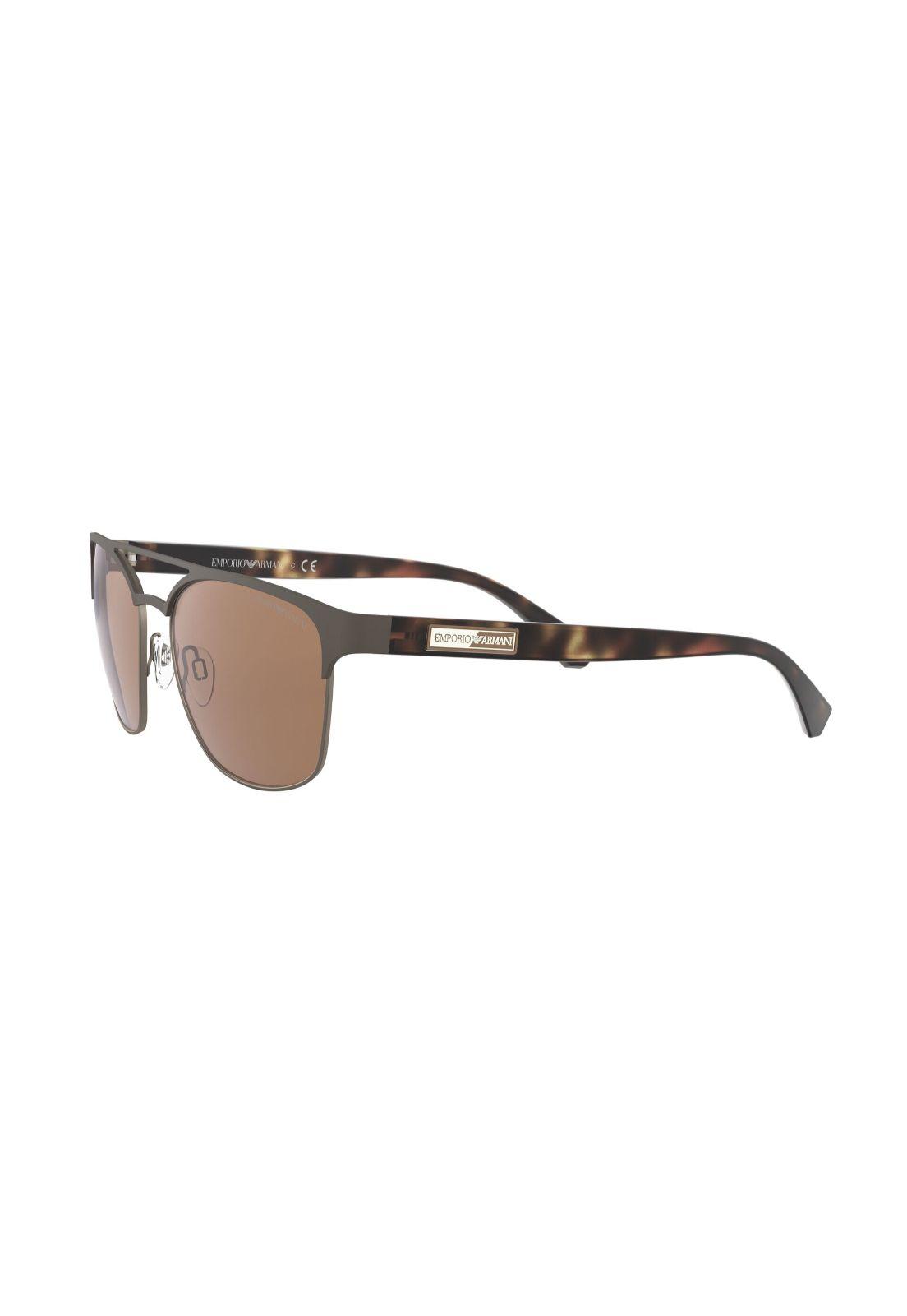 Lentes de Sol Matte Gunmetal Emporio Armani EA2093300373-2
