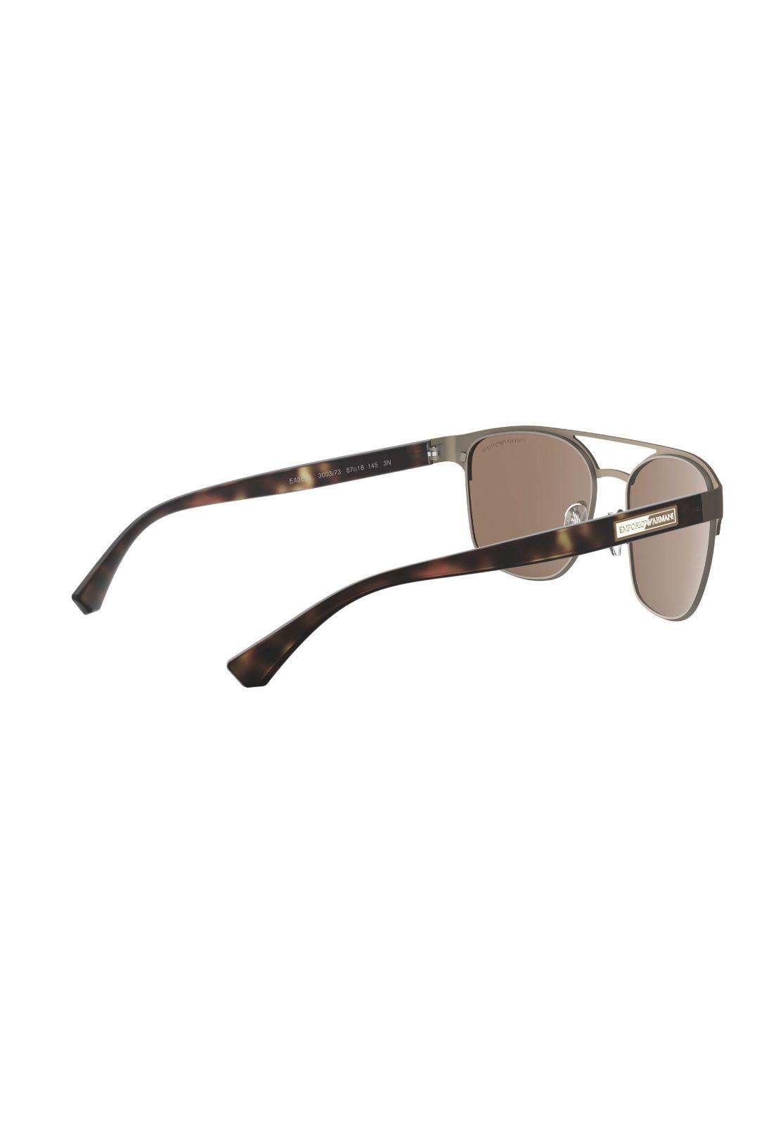 Lentes de Sol Matte Gunmetal Emporio Armani EA2093300373-8