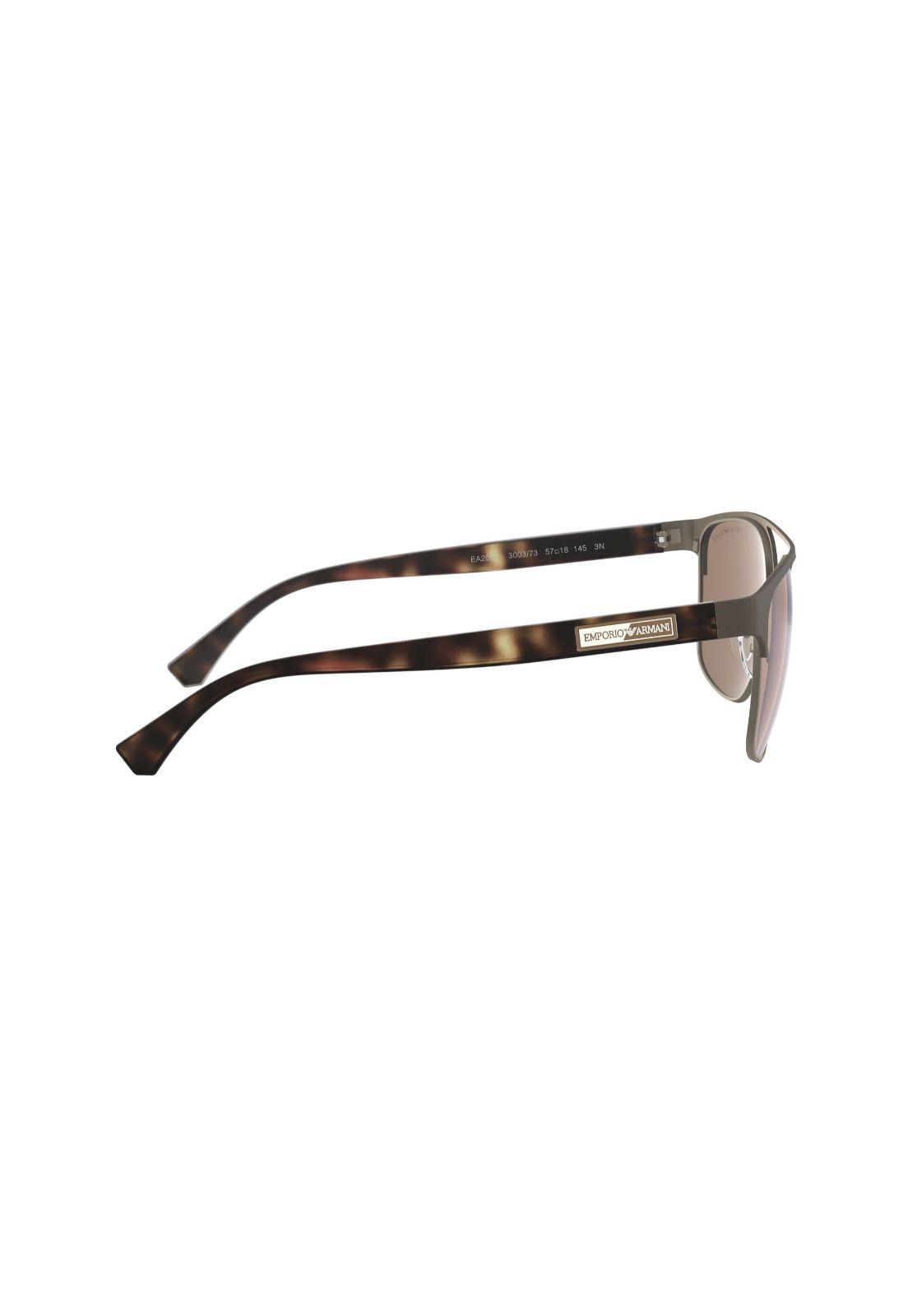 Lentes de Sol Matte Gunmetal Emporio Armani EA2093300373-9