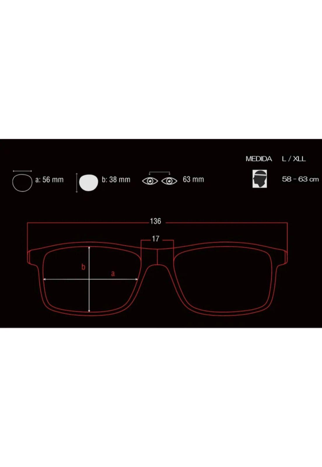 Lente Óptico Barat XL Negro Magnético Graduado +1 Slastik-1