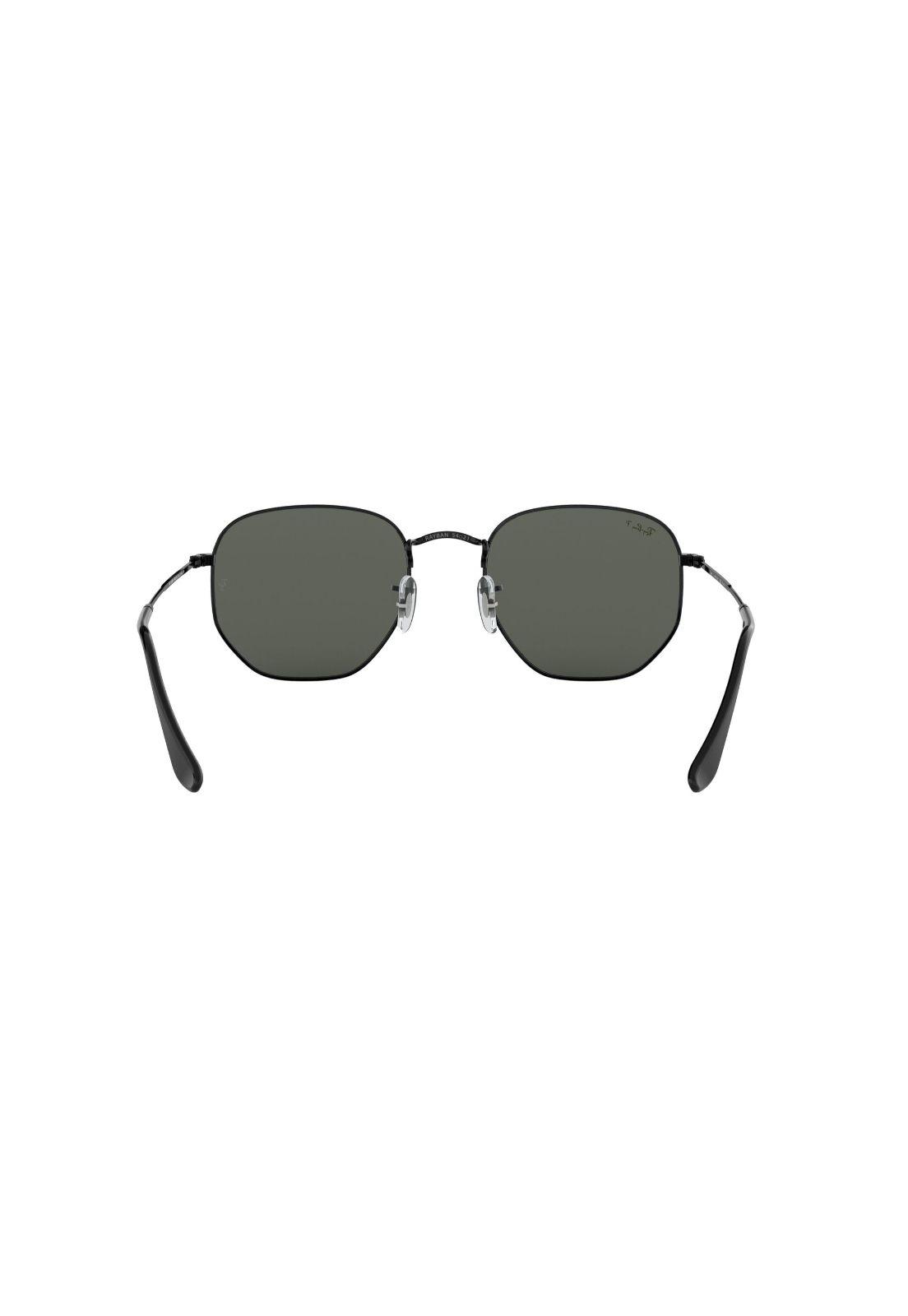 Lentes de Sol Hexagonal Negro Polarizados Ray-Ban-3