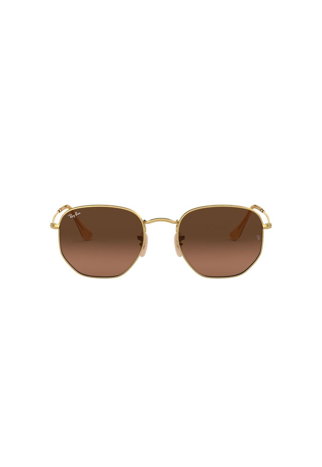 Lentes De Sol Hexagonal Dorado Ray-Ban RB3548N91244354-0