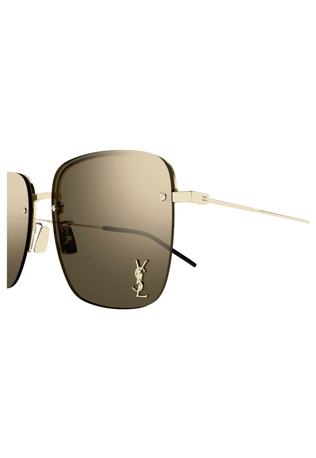 Lentes de Sol Dorado Yves Saint Laurent SL312M006-2