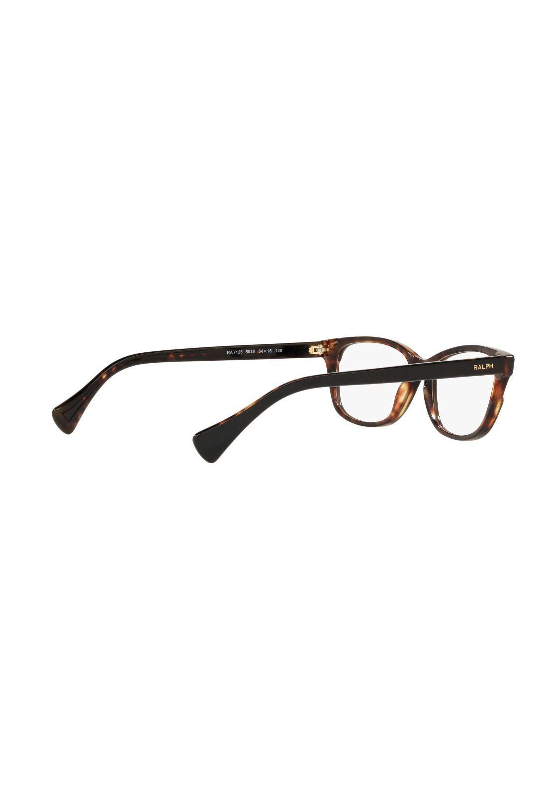 Lentes Ópticos Negro On Dark Havana Ralph RA7126591854-8
