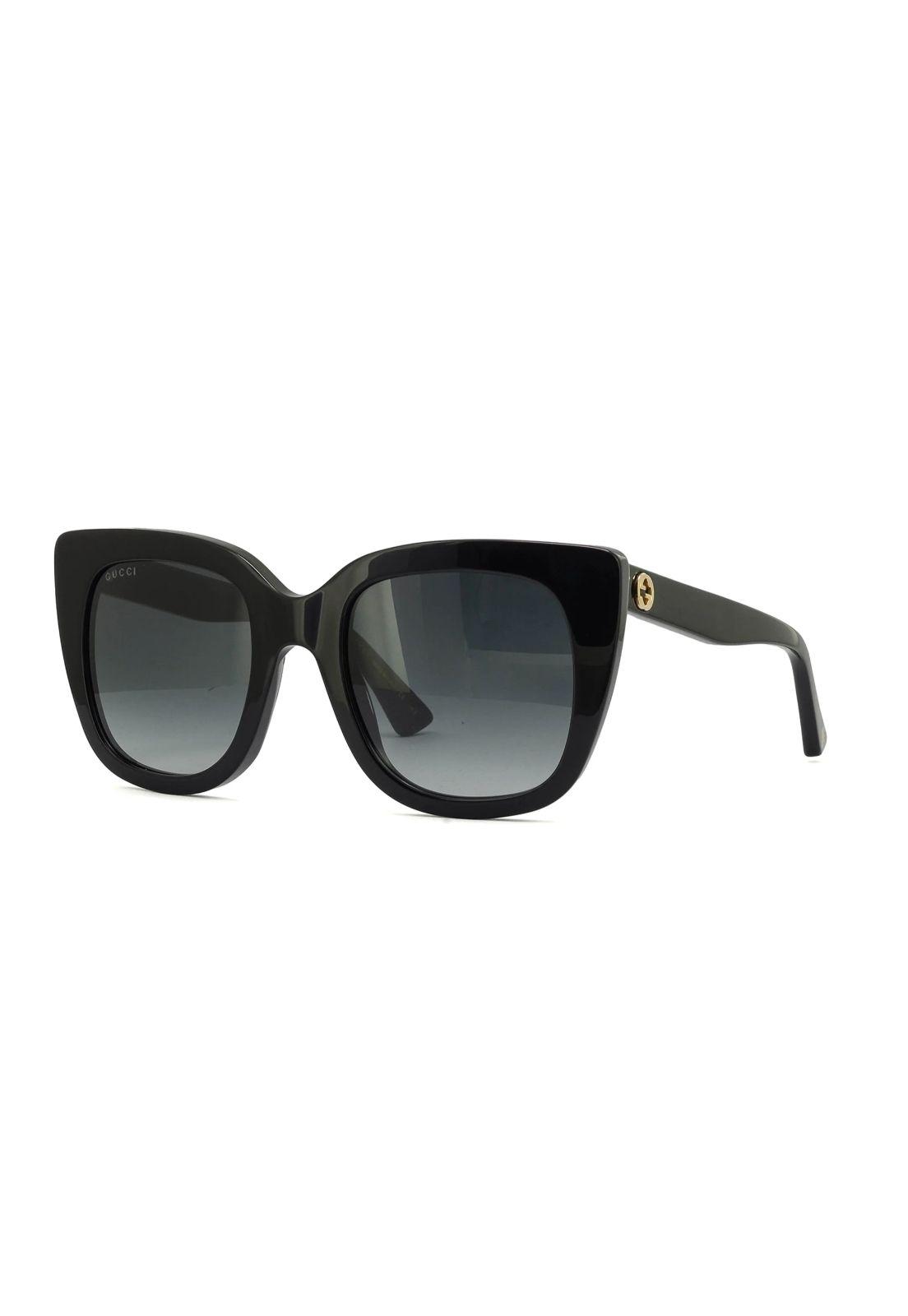 Lentes de Sol Shiny Black Gucci GG0163SN001-0