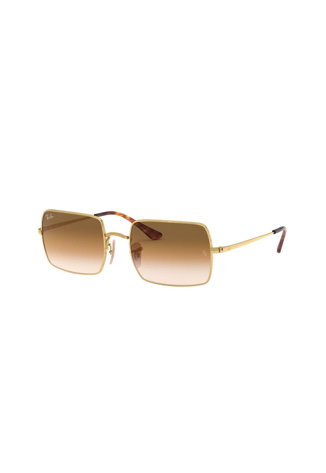 Lentes de Sol Rectangle Gold Marron Ray-Ban RB196991475154-0