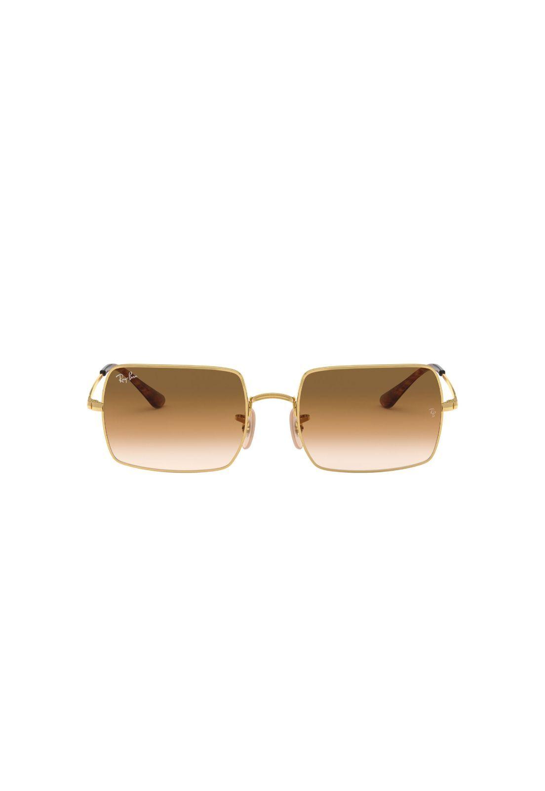 Lentes de Sol Rectangle Gold Marron Ray-Ban RB196991475154-1