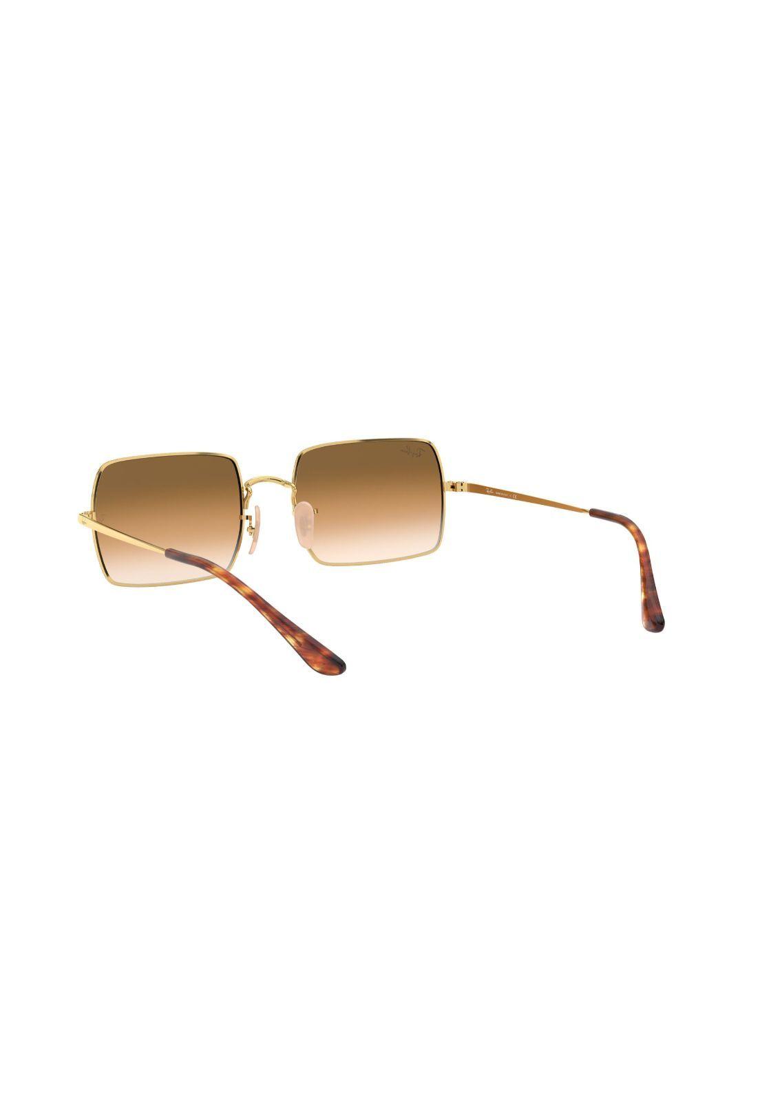 Lentes de Sol Rectangle Gold Marron Ray-Ban RB196991475154-5