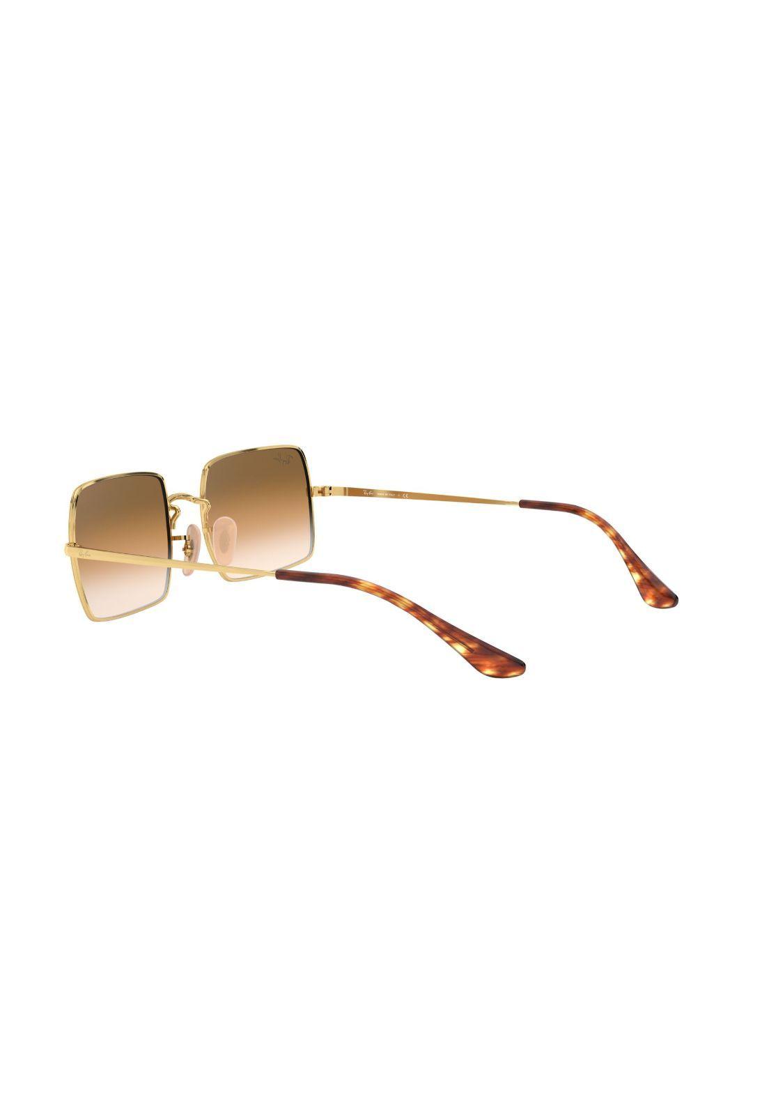 Lentes de Sol Rectangle Gold Marron Ray-Ban RB196991475154-7