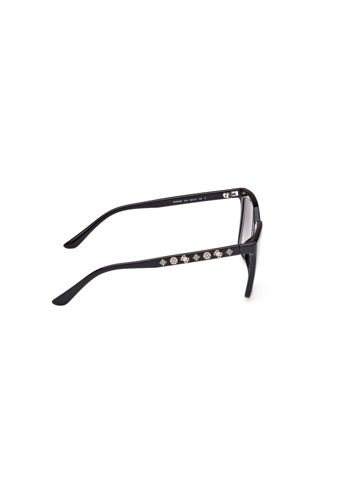 Lentes de Sol Negro Brillante Degradé Guess GU0009901B-6