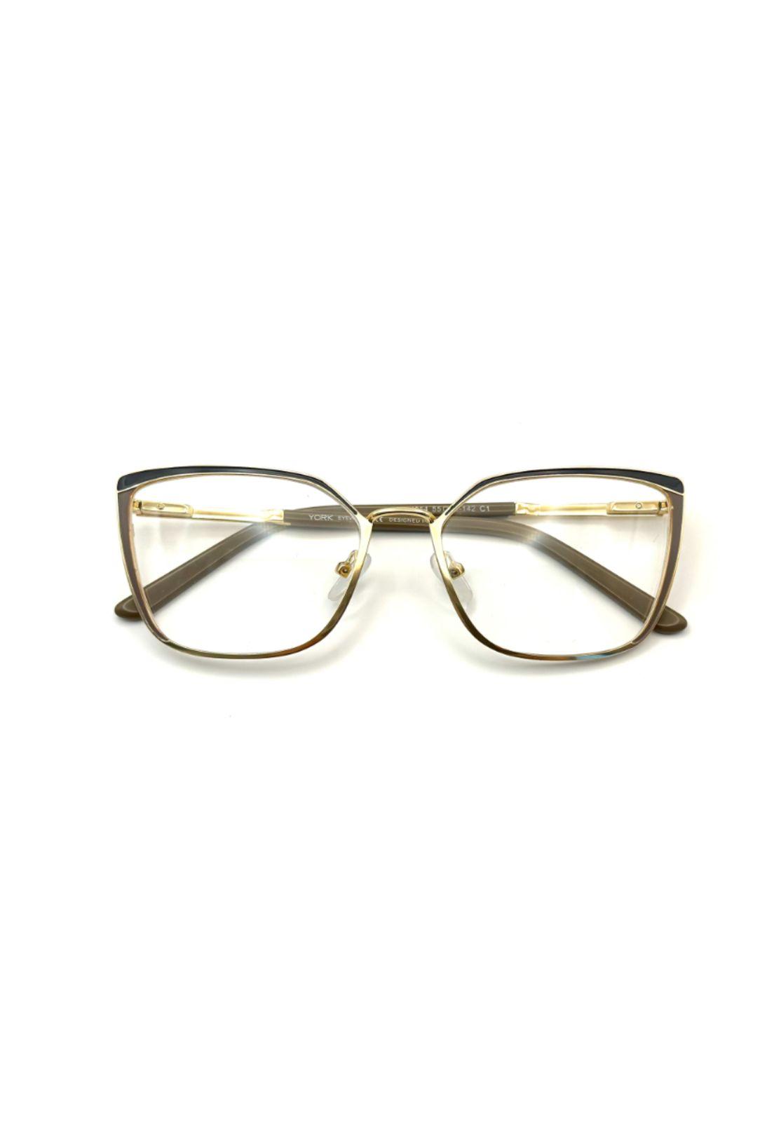 Lentes Ópticos Brigitte Dorado York Eyewear-3