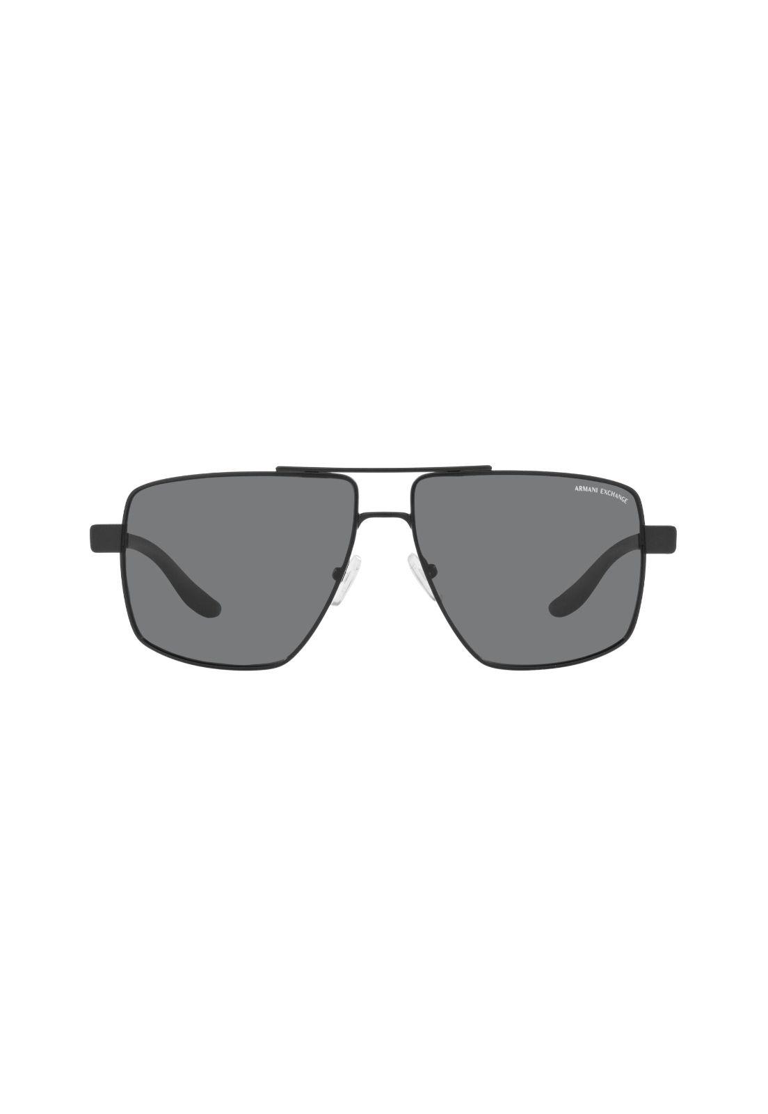 Lentes De Sol Negro Polarizados Armani Sustentable AX2037-0