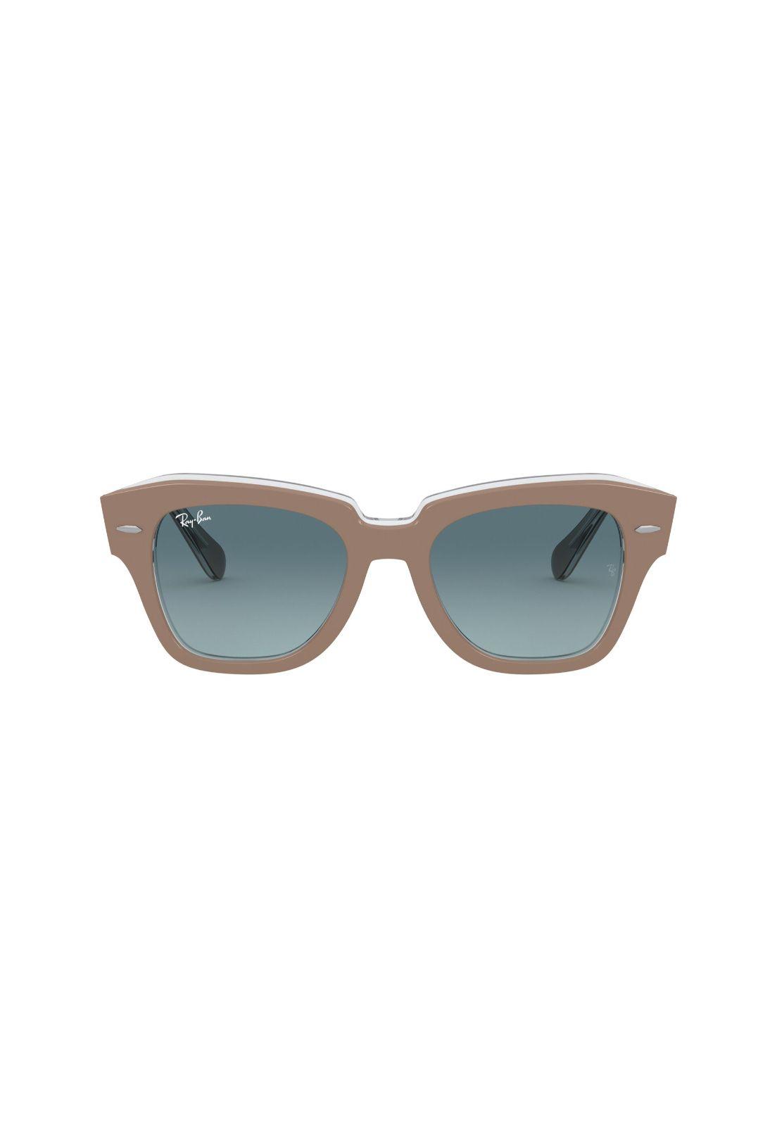 Lentes De Sol State Street Marron Claro Ray-Ban RB218612973M49-0
