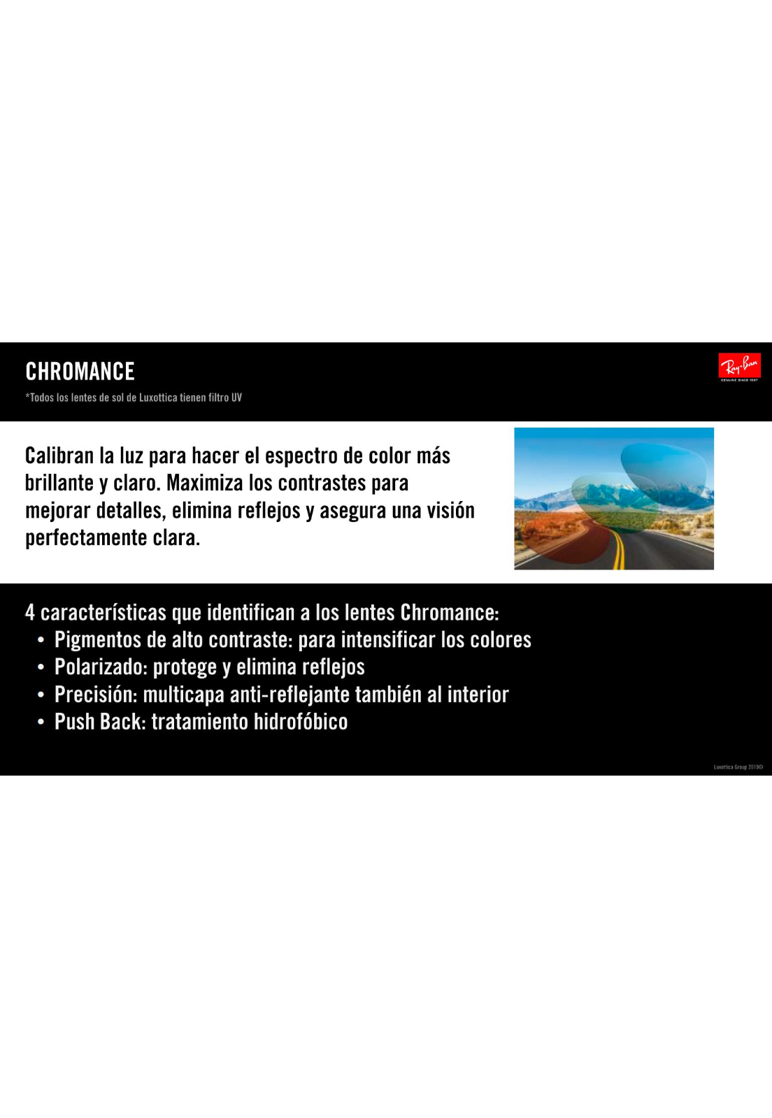 Lentes De Sol Polarizados Chromance Ray-Ban RB4283CH601A164-4