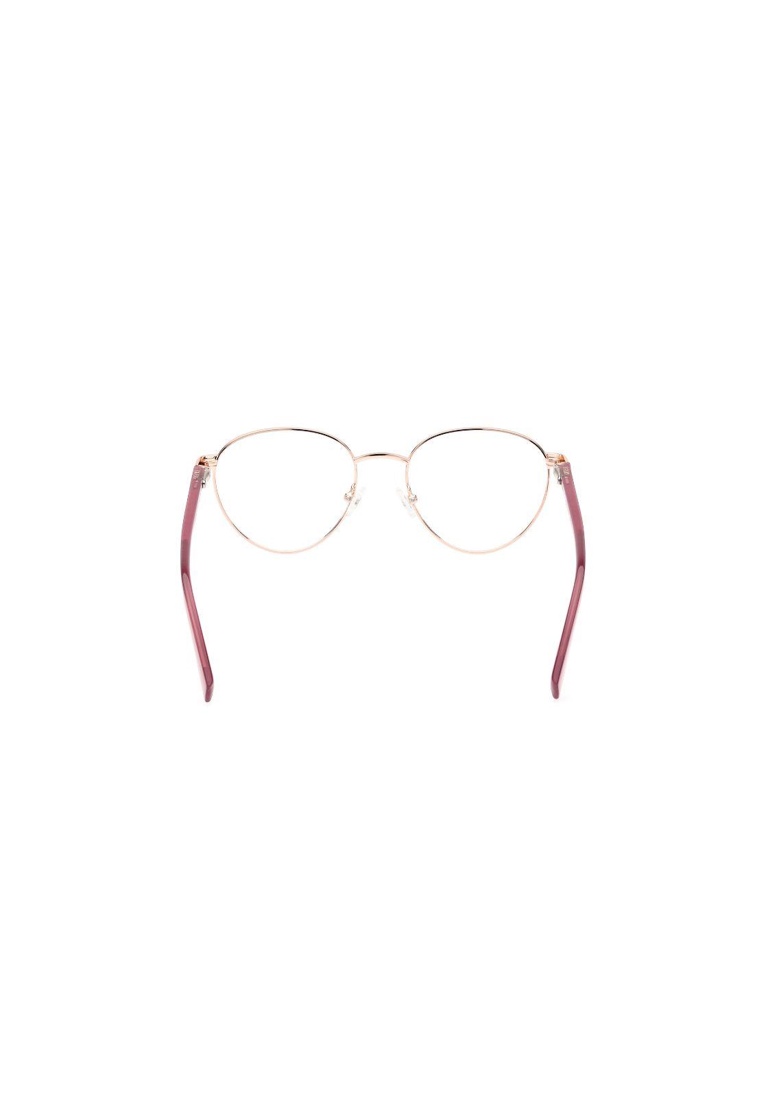 Lentes Ópticos Shiny Rose Gold Guess GU8282028-4