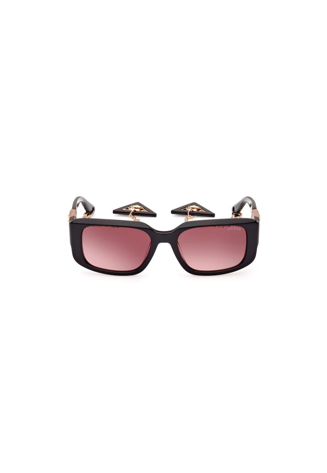 Lentes de Sol Shiny Black Guess GU78915301T-0