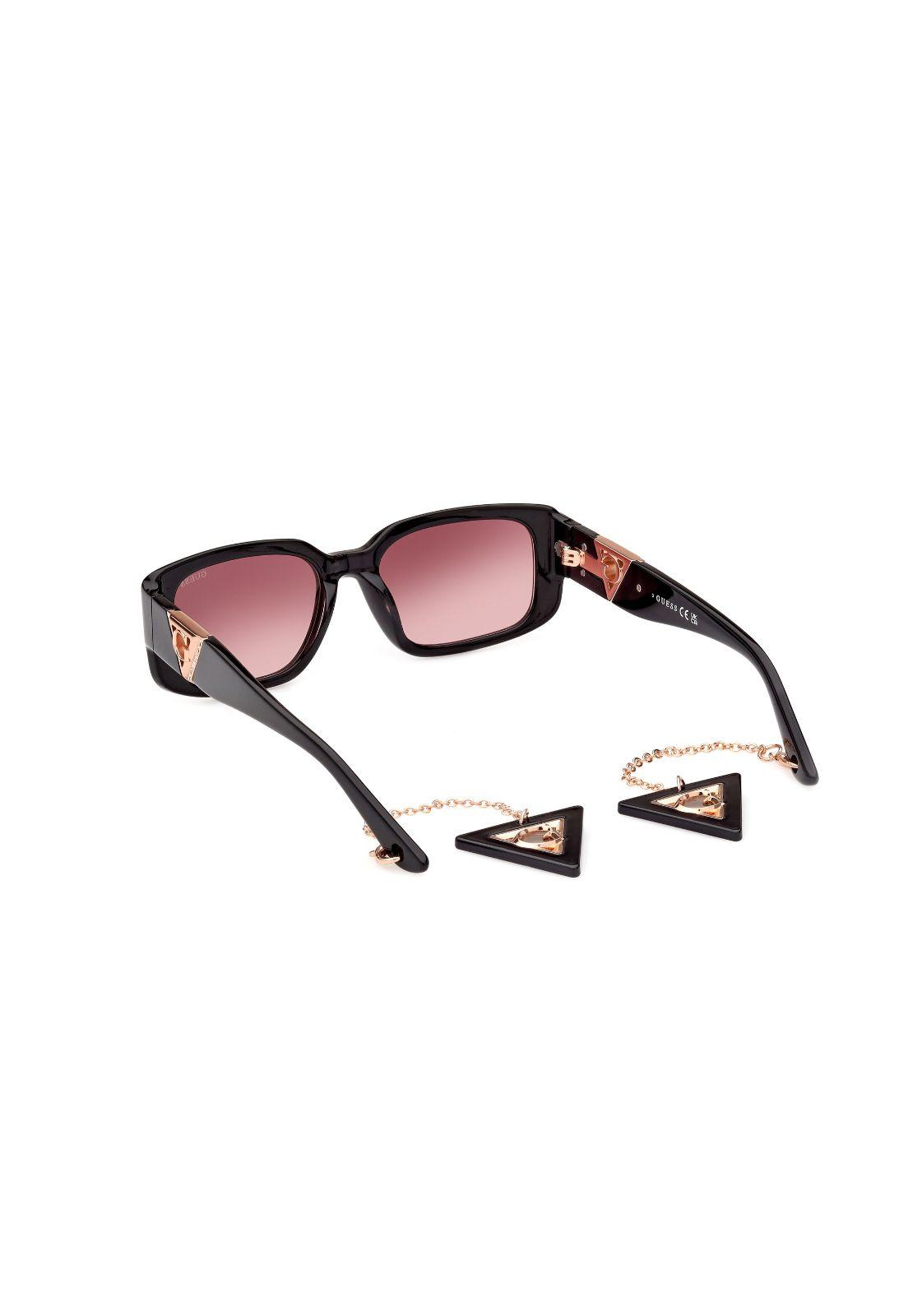 Lentes de Sol Shiny Black Guess GU78915301T-3