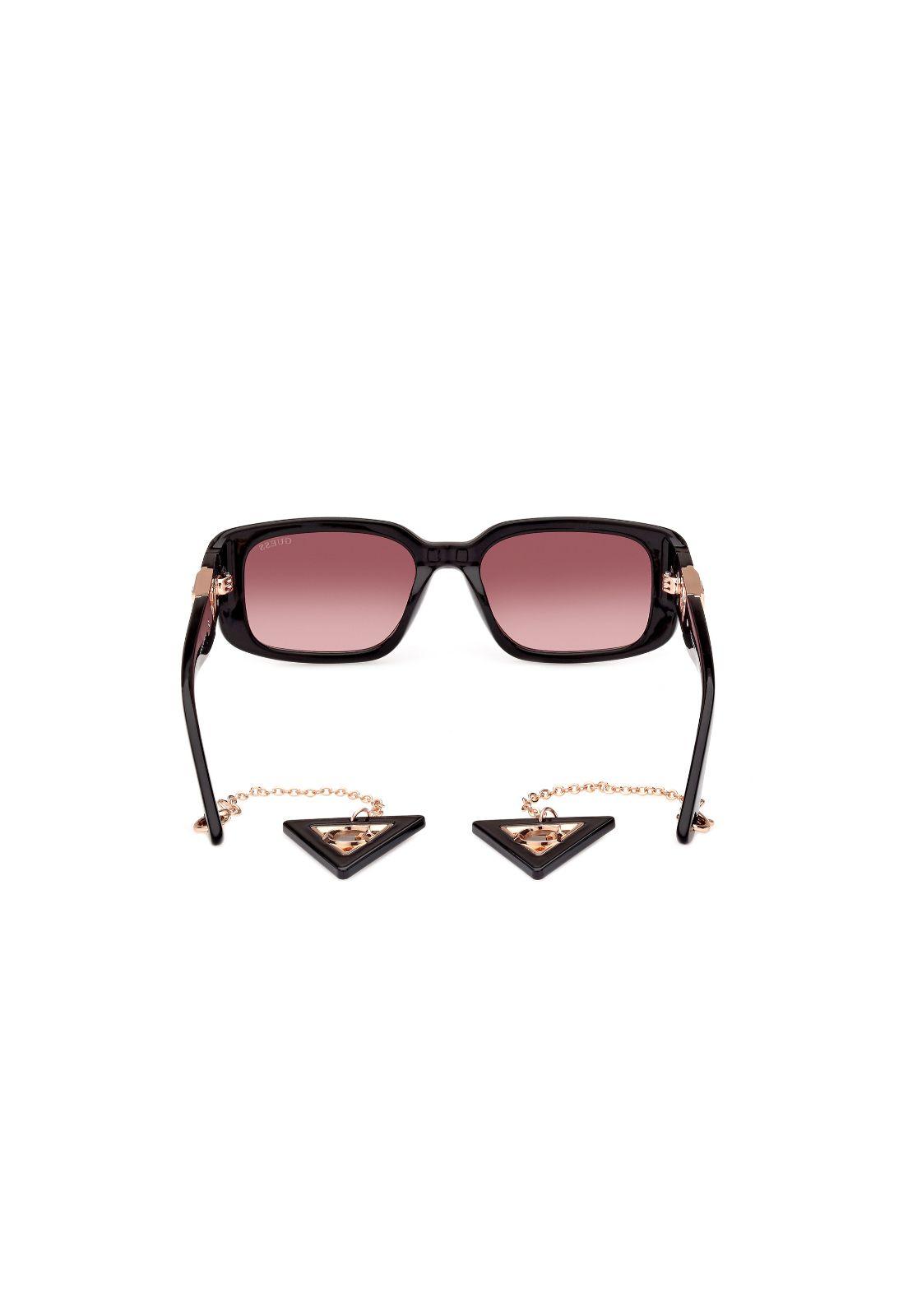 Lentes de Sol Shiny Black Guess GU78915301T-4