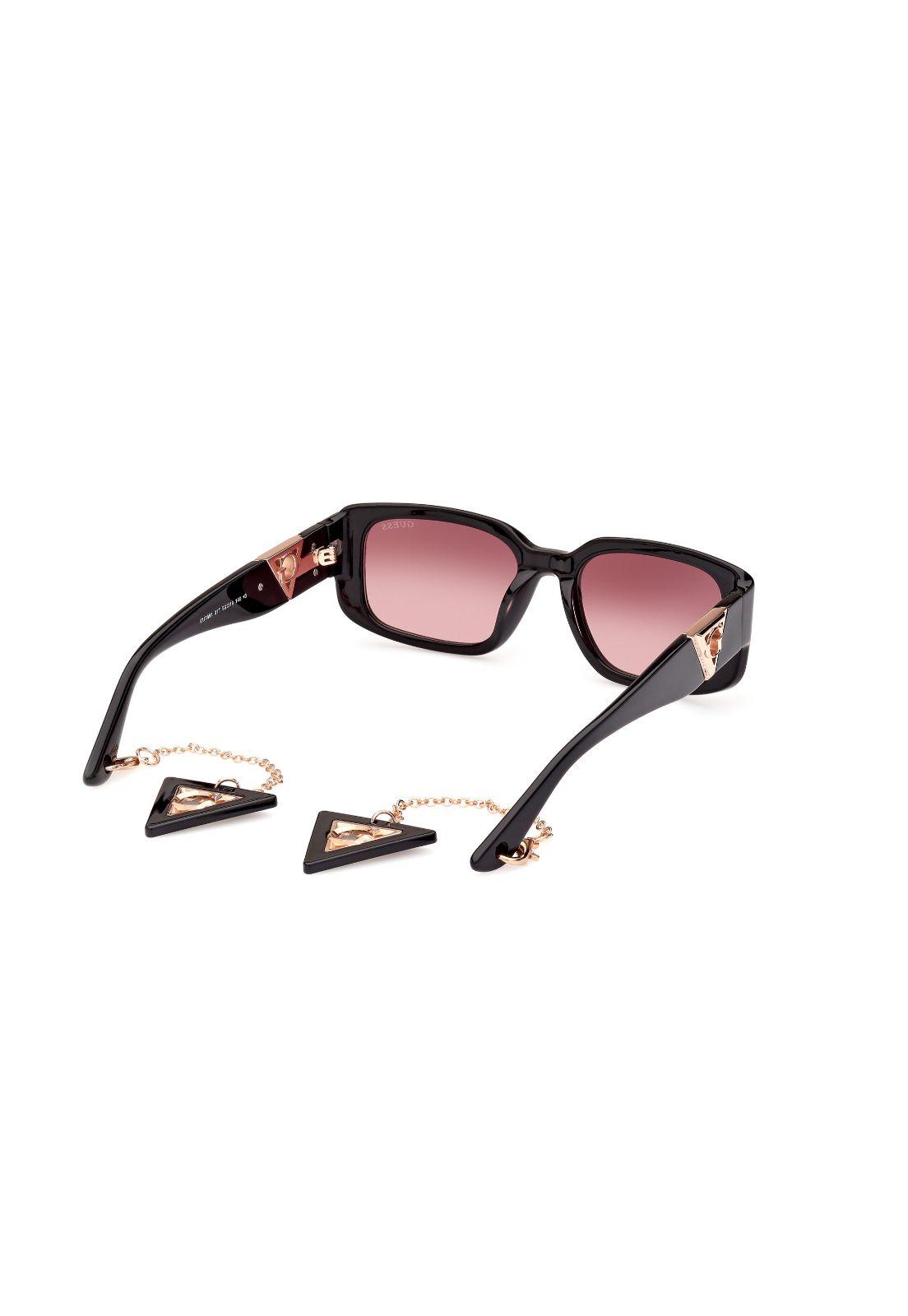 Lentes de Sol Shiny Black Guess GU78915301T-5