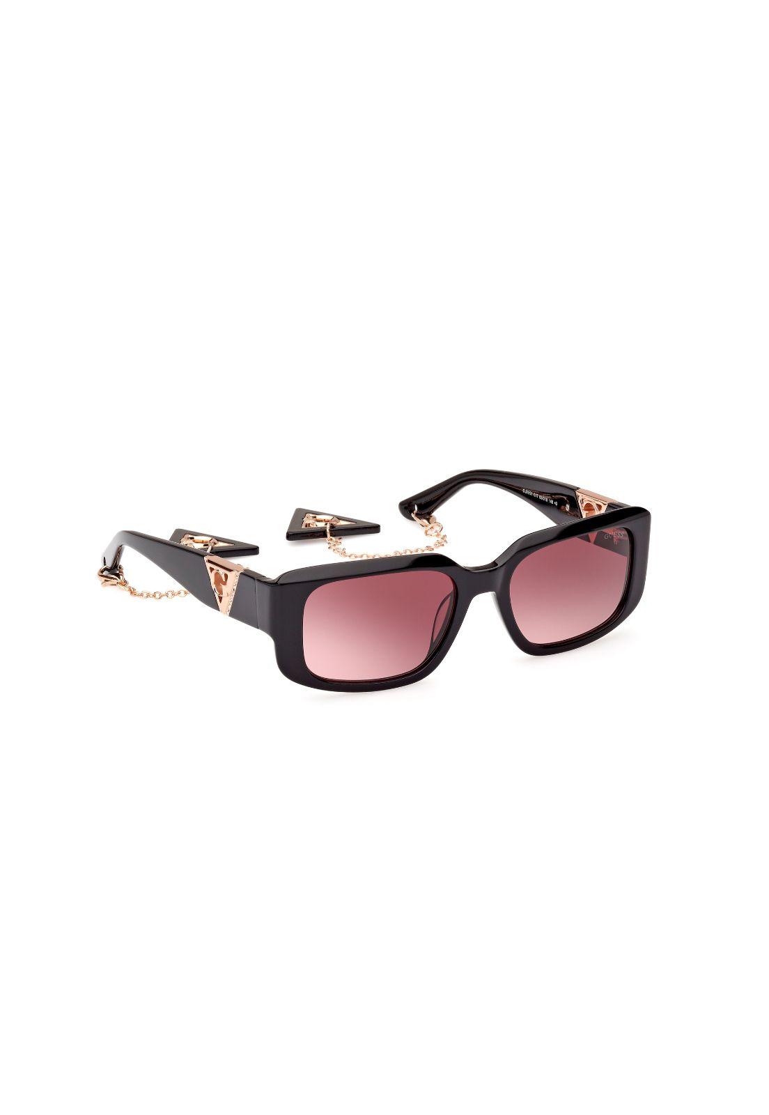 Lentes de Sol Shiny Black Guess GU78915301T-7