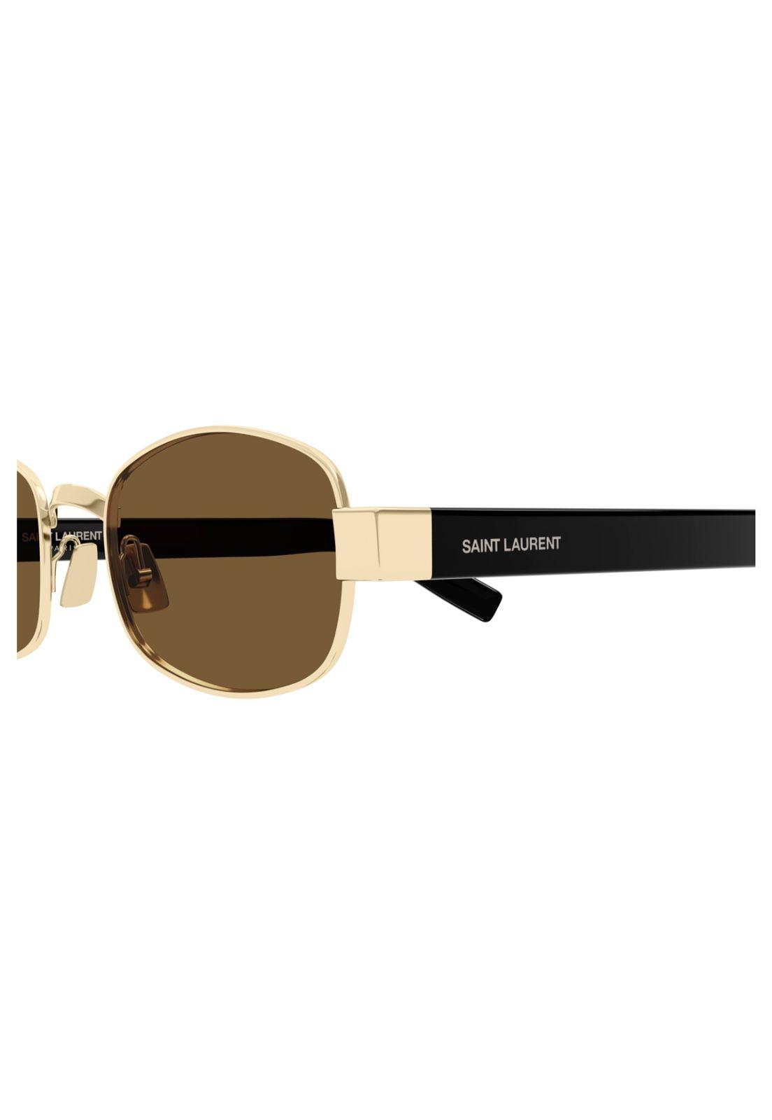 Lentes de Sol Dorado Yves Saint Laurent SL706001-2