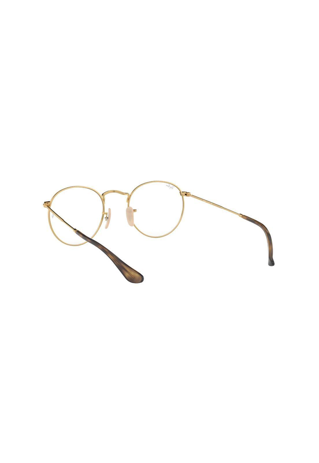 Lentes Ópticos Round Metal Dorado Ray-Ban RX3447V2500-5