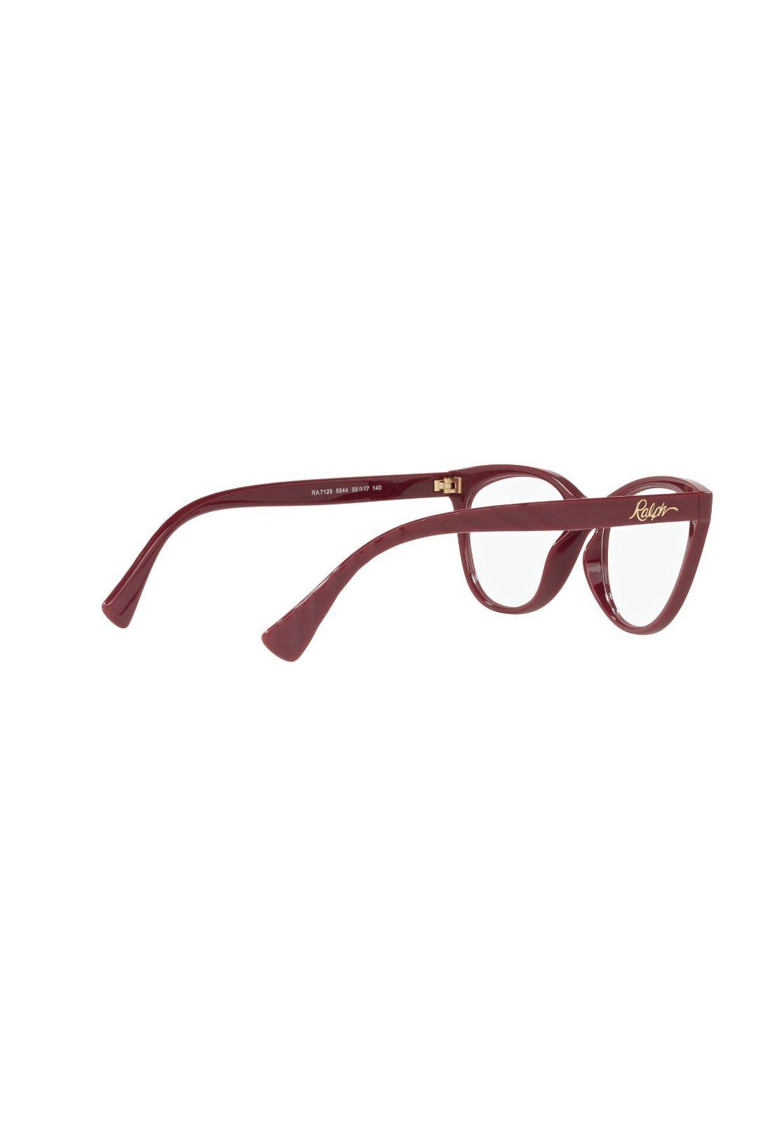 Lentes Ópticos Shiny Burgundy Ralph RA7129594455-8