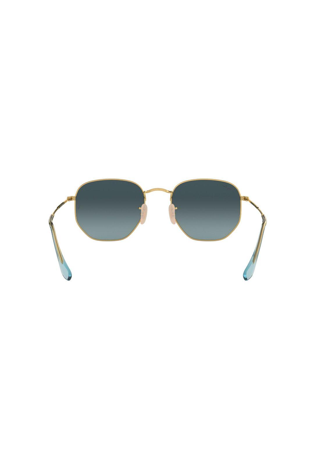 Lentes de Sol Hexagonal Azul Ray-Ban RB3548N91233M-3