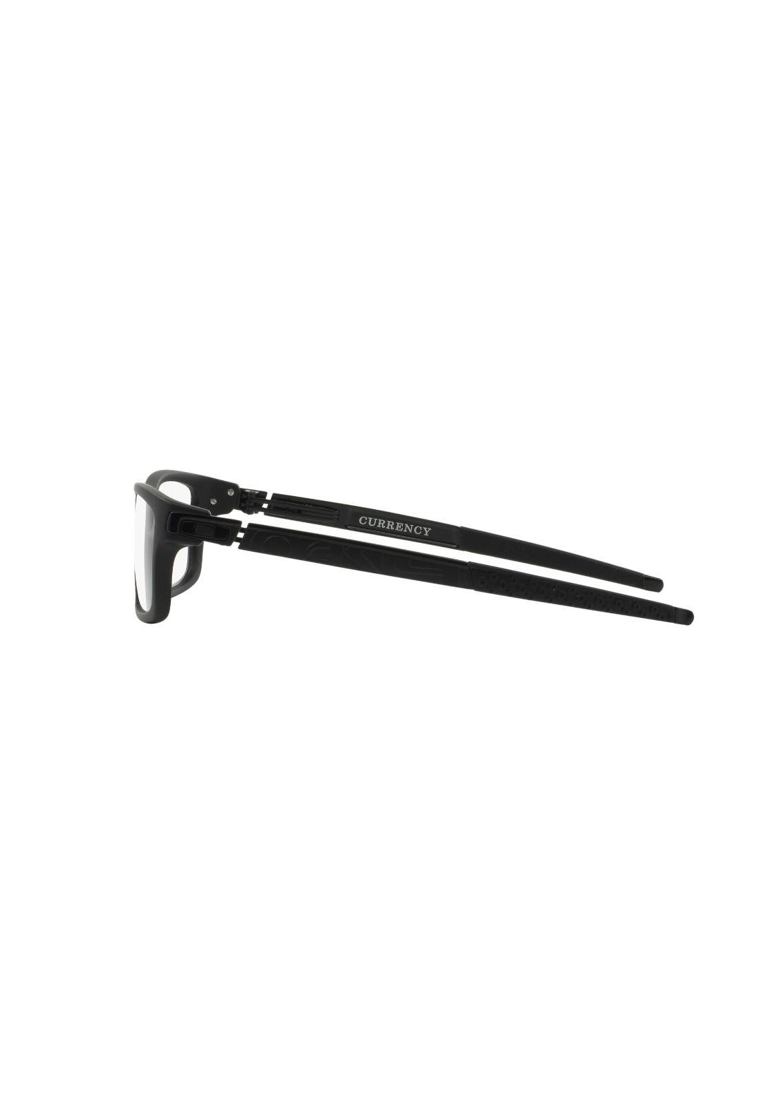 Lentes Ópticos Currency Satin Black Oakley Frame-3