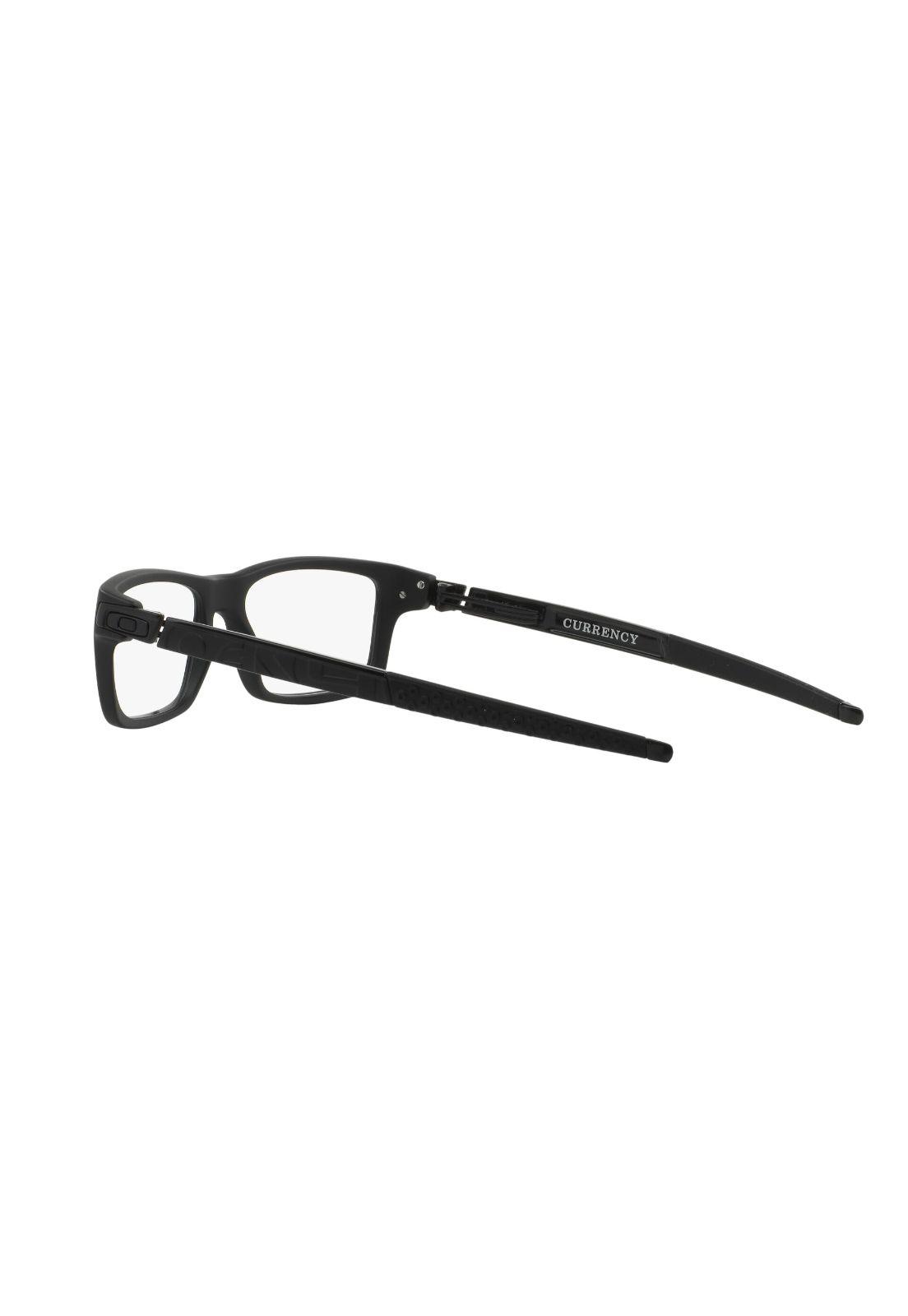 Lentes Ópticos Currency Satin Black Oakley Frame-4
