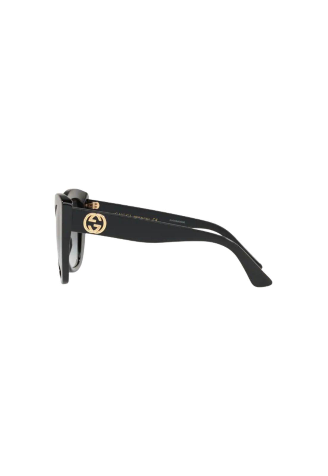 Lentes de Sol Negro Brillante Gucci GG0327S001-2