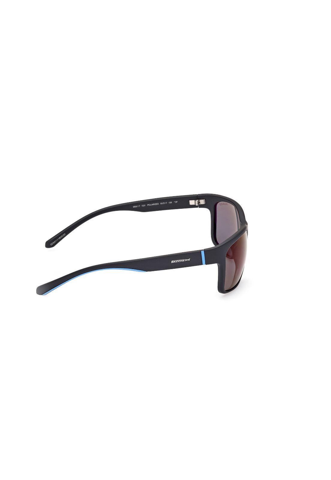 Lentes de Sol Negro Espejados Skechers SE611702X-6