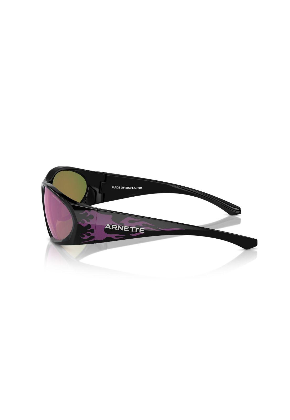 Lentes de Sol Ilum 2.0 Negro y Violeta Espejados Arnette-2