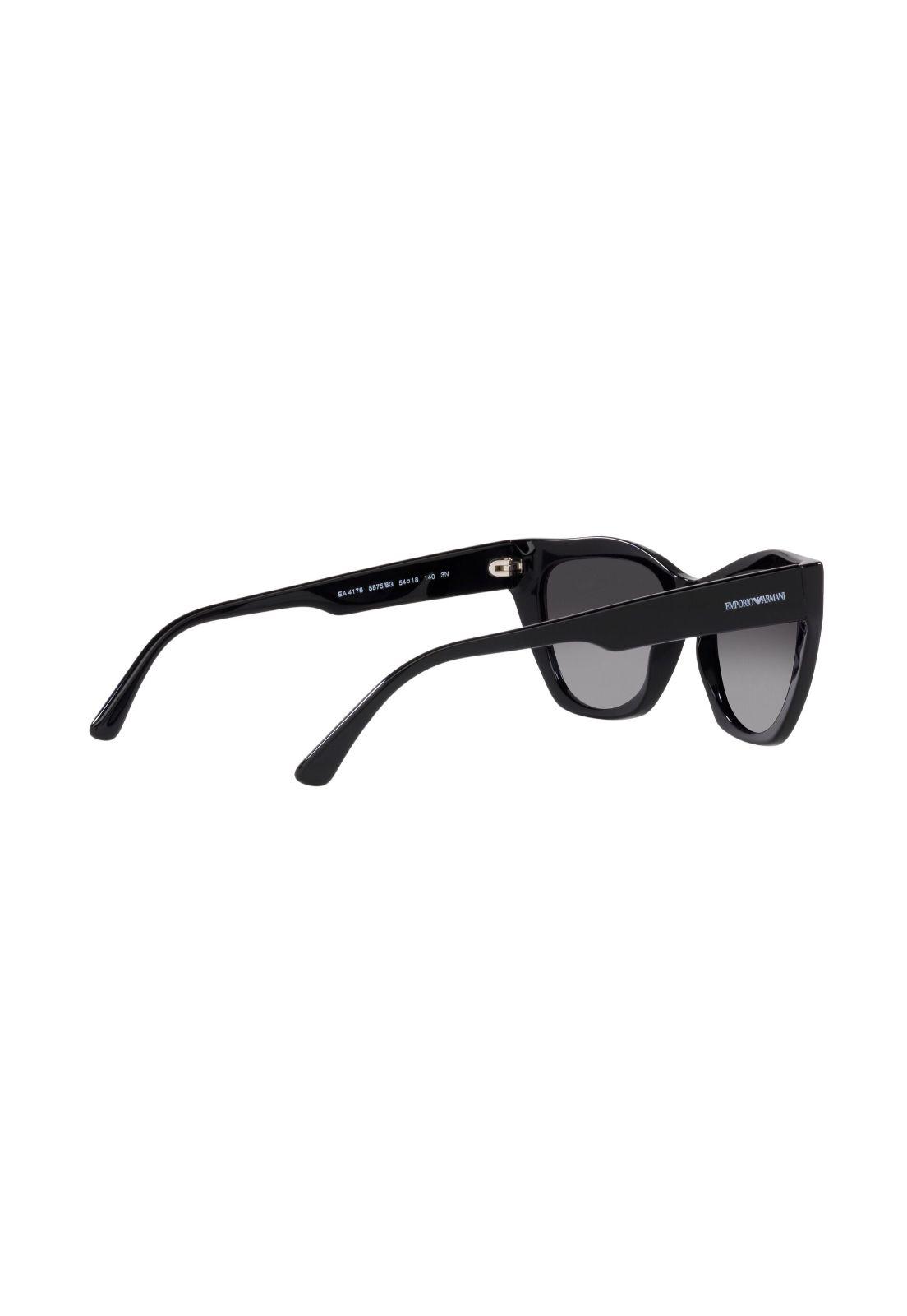 Lentes de Sol Black Polished Emporio Armani EA417658758G-8