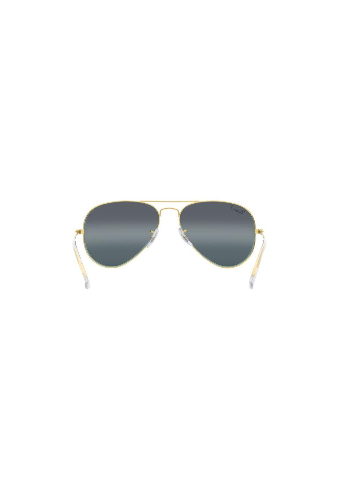 Lentes de Sol Aviator Azul Degradé Polarizados Ray-Ban-3