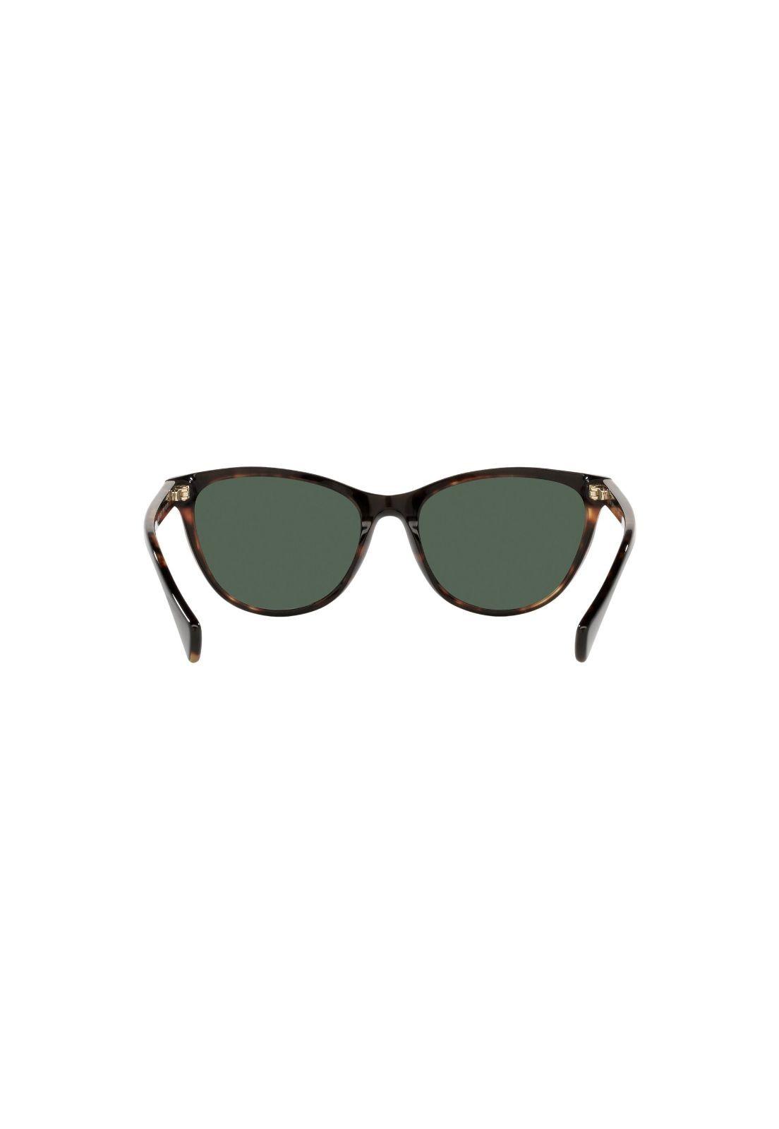 Lentes de Sol Negro On Dark Havana Ralph RA527559187155-6