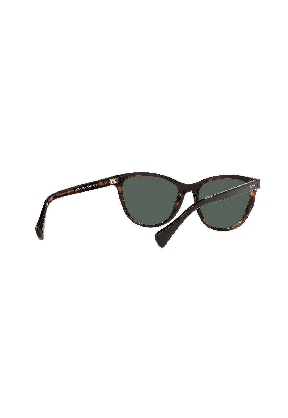 Lentes de Sol Negro On Dark Havana Ralph RA527559187155-7
