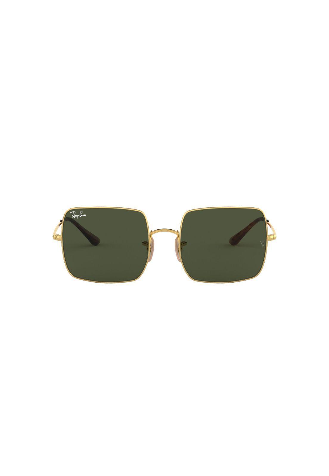 Lentes de Sol Square Gold Verde Ray-Ban RB197191473154-0