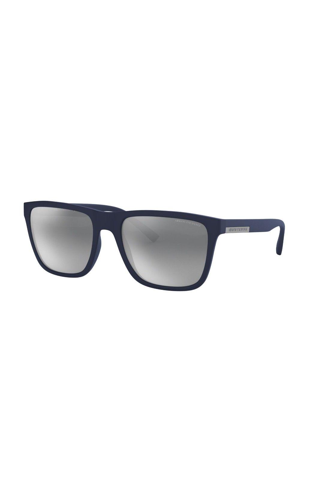 Lentes de Sol Rectangular Matte Navy Armani Exchange AX4080S82786G57-0