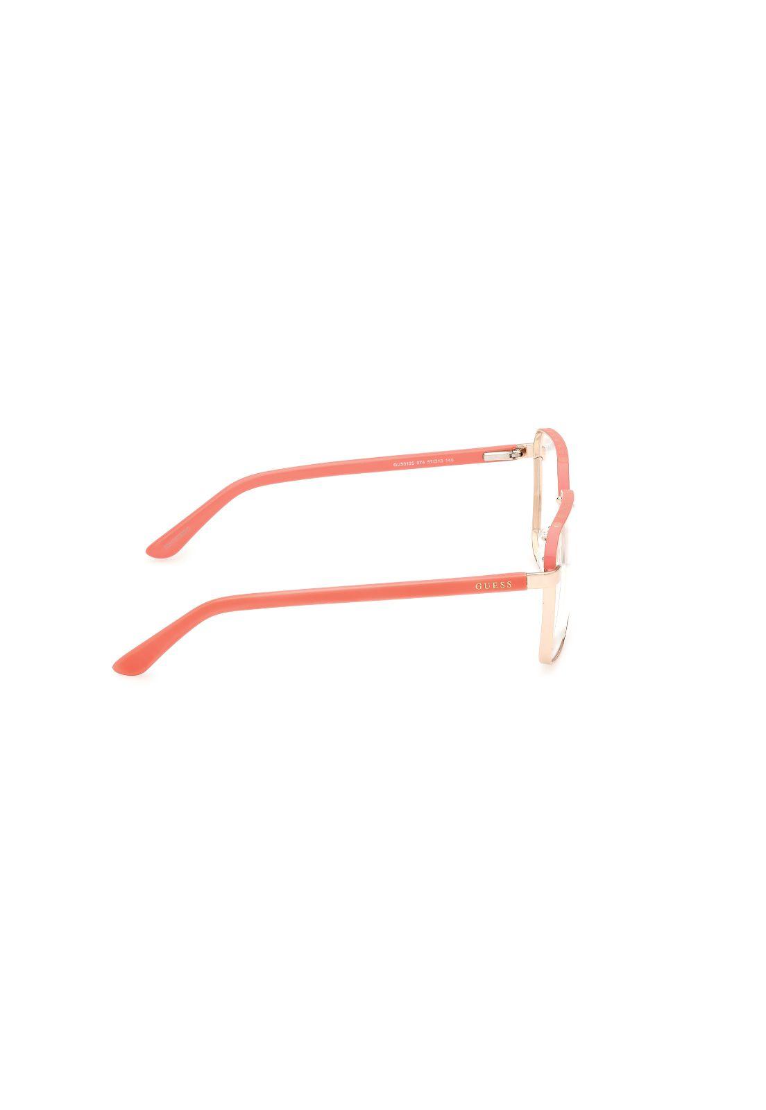 Lentes Ópticos Rosado Guess GU50125074-6