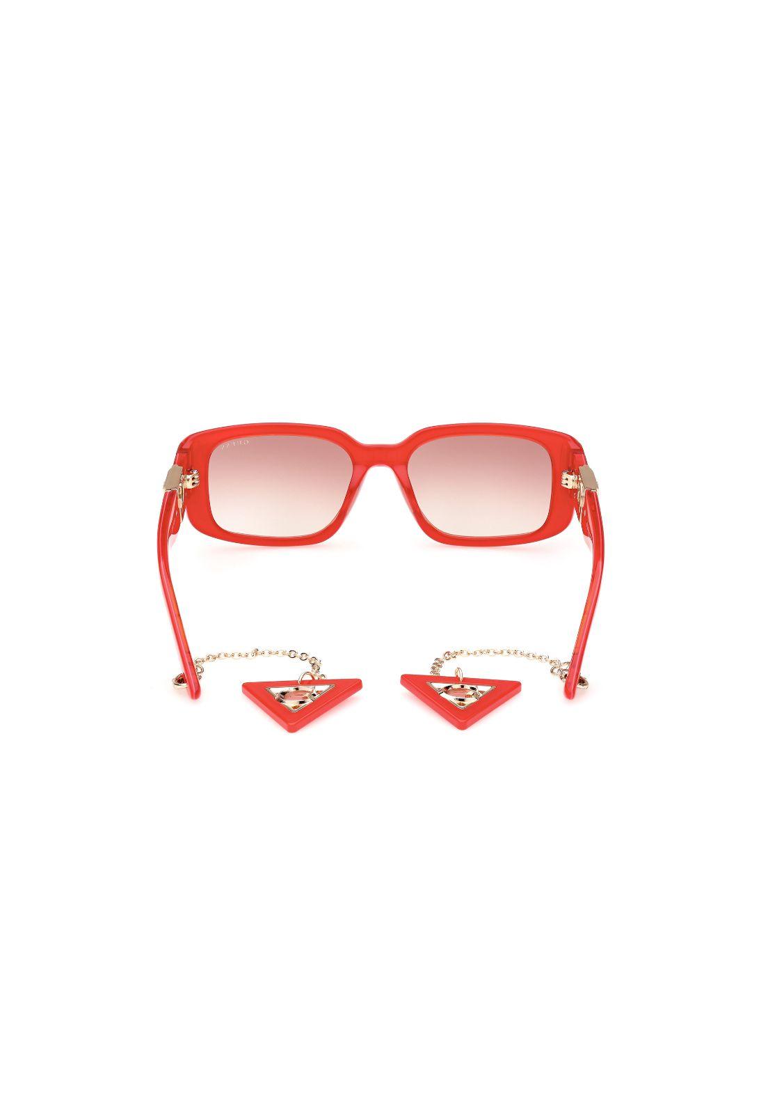 Lentes de Sol Shiny Red Guess GU78915366F-4