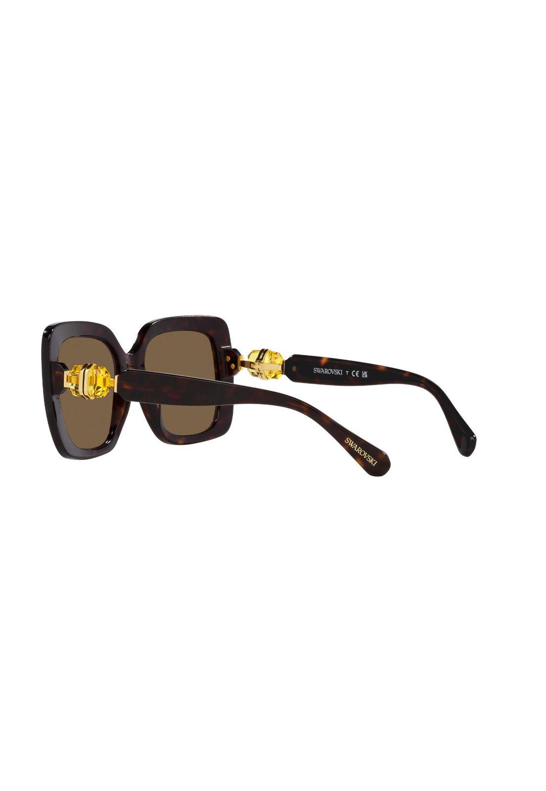 Lentes De Sol Havana Swarovski SK6001100273-4