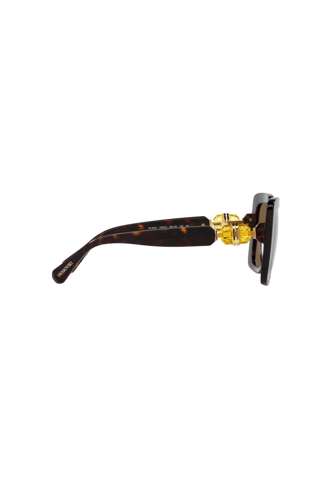 Lentes De Sol Havana Swarovski SK6001100273-9