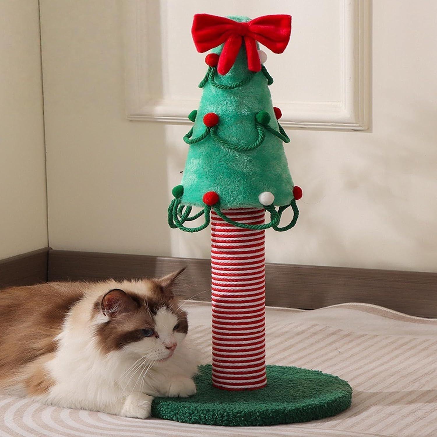 Torre De Escalada Para Gatos árbol De Navidad Rascador-5